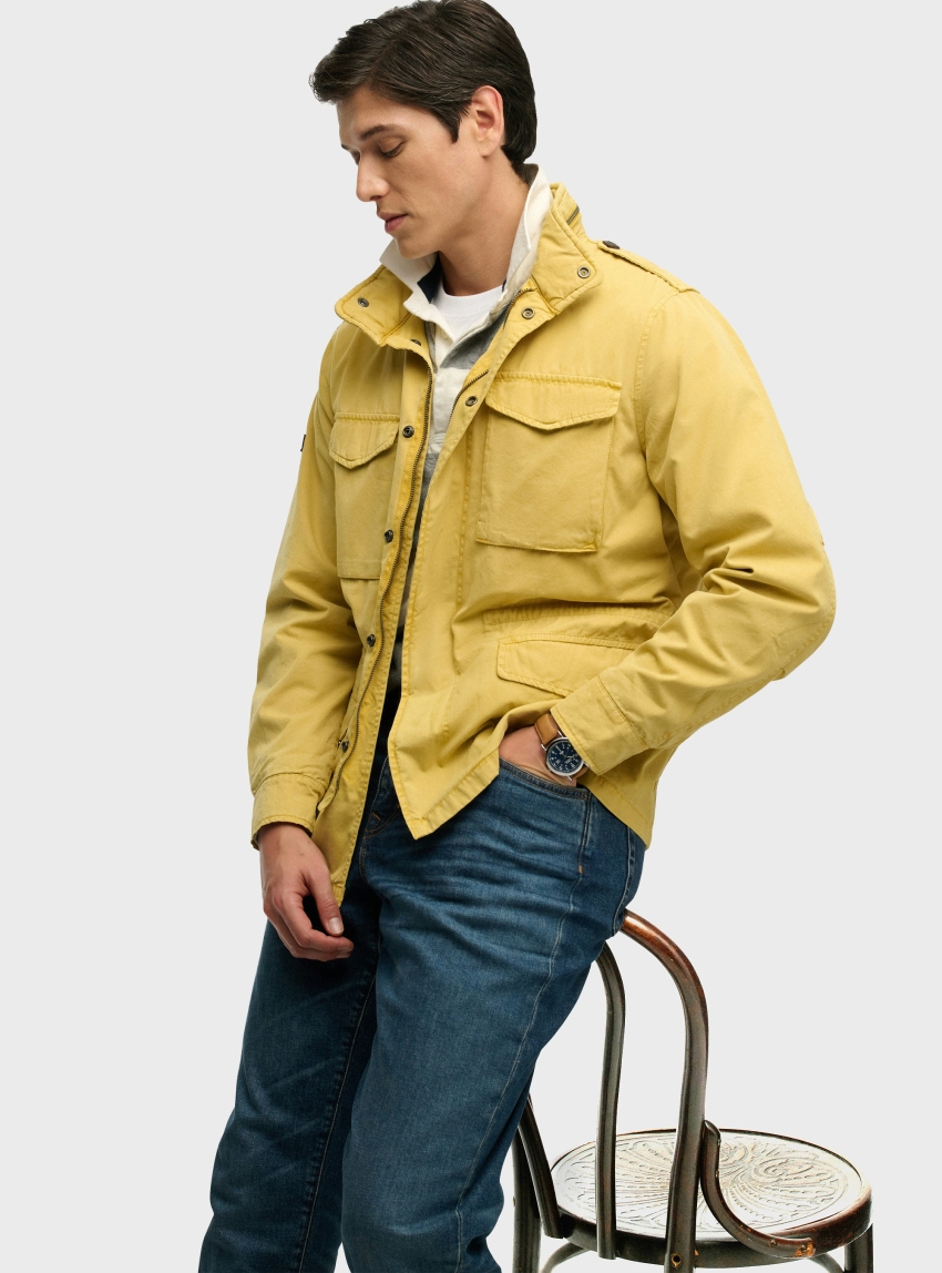 Superdry Cotton M65 Jacket - Yellow