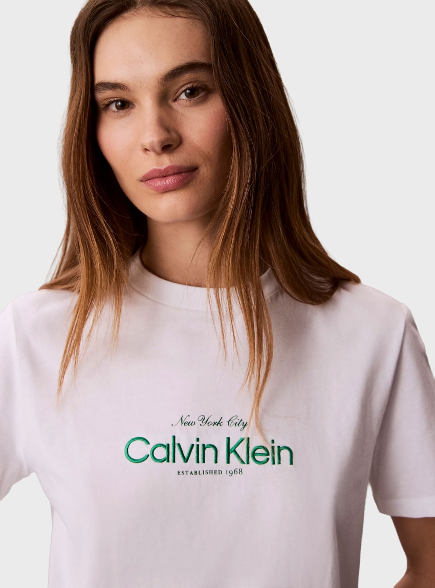 Calvin Klein Classic NYC Logo T-shirt - White