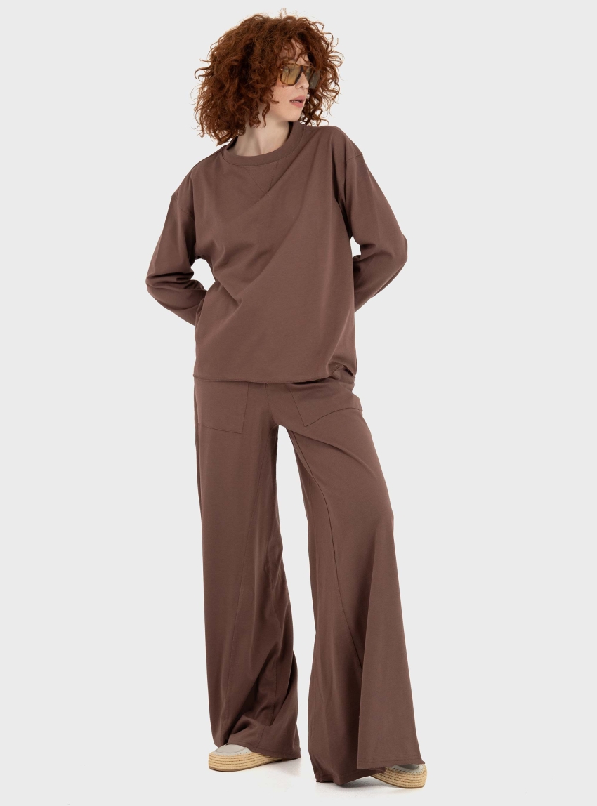 Four Minds Relaxed Fit Sweater - Brown
