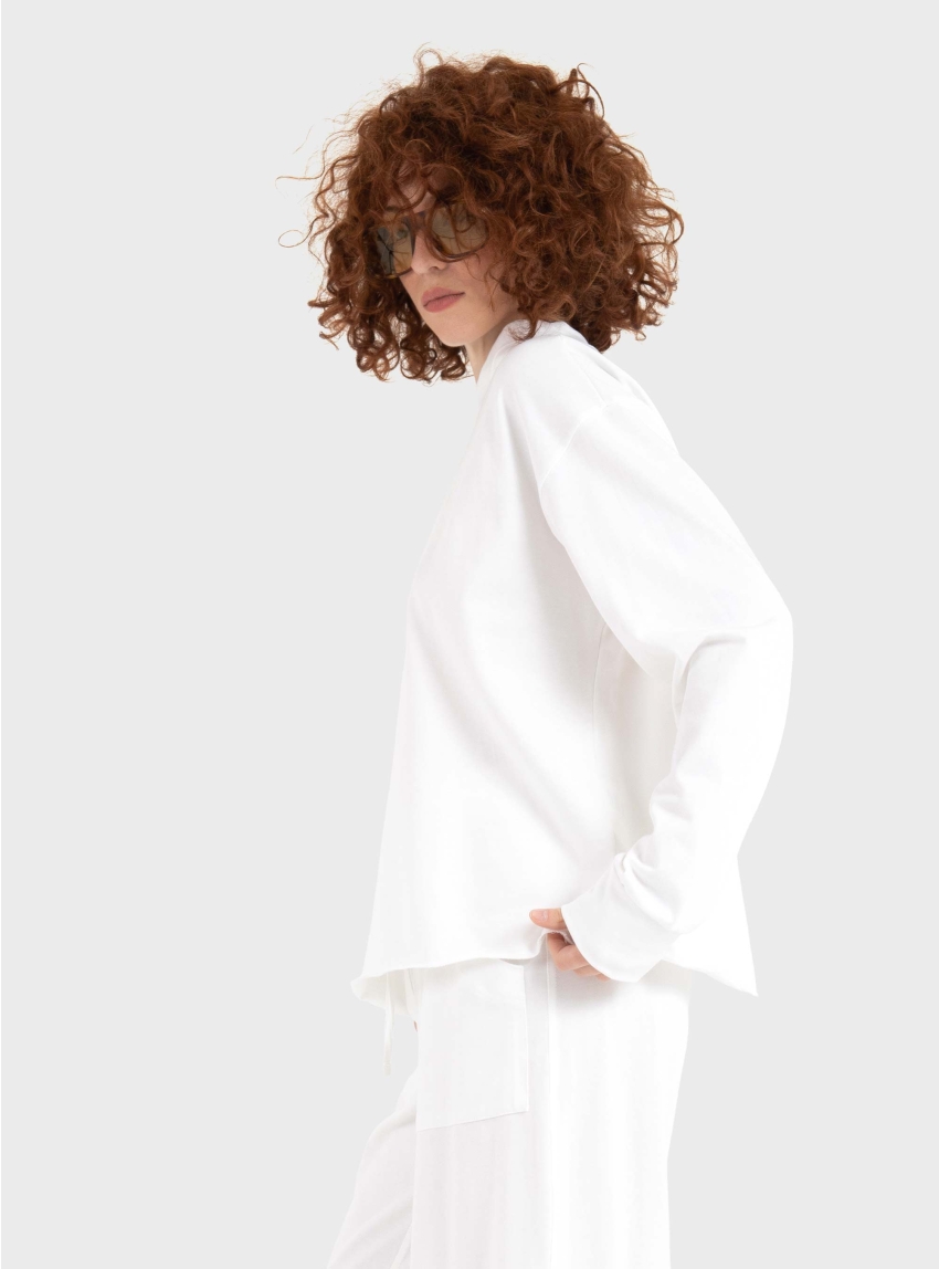 Four Minds Relaxed Fit Sweater - White