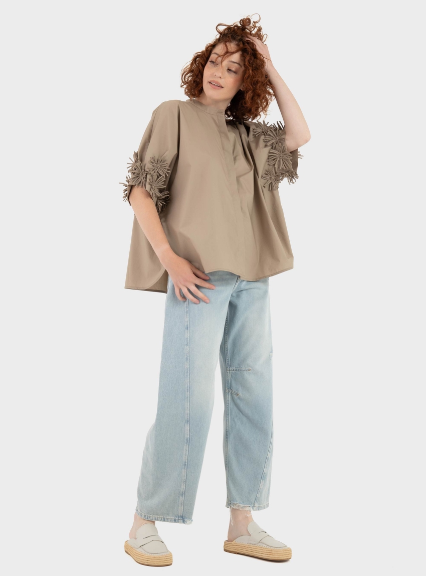 Mei Mei J Shirt - Beige