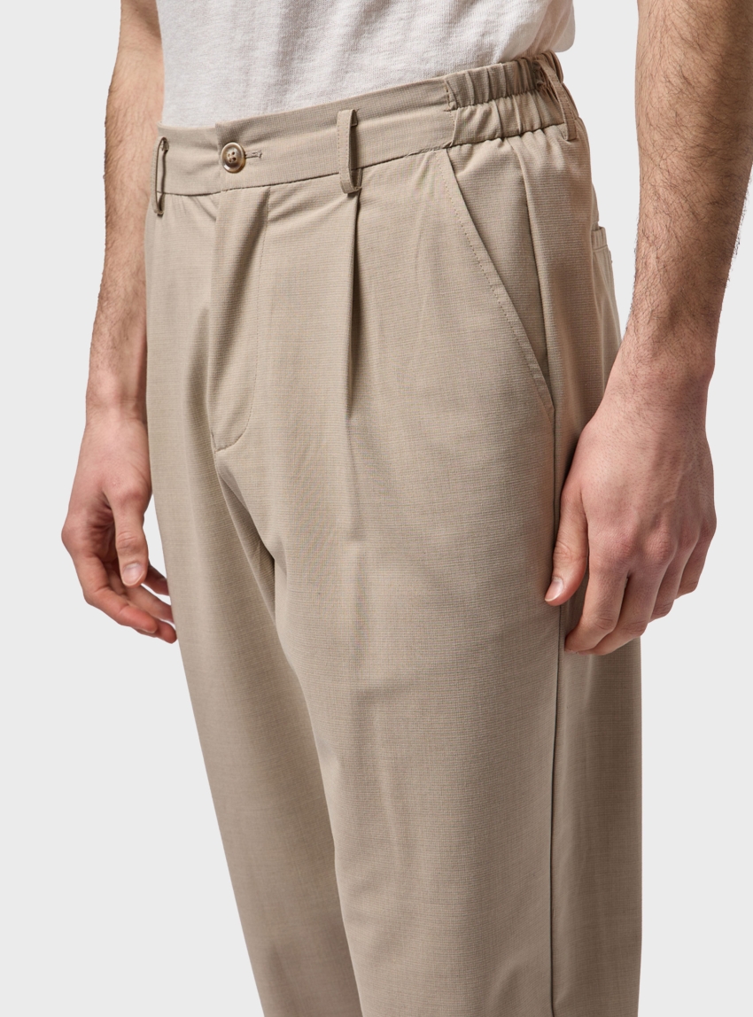 Gianni Lupo Pleated Pants - Olive