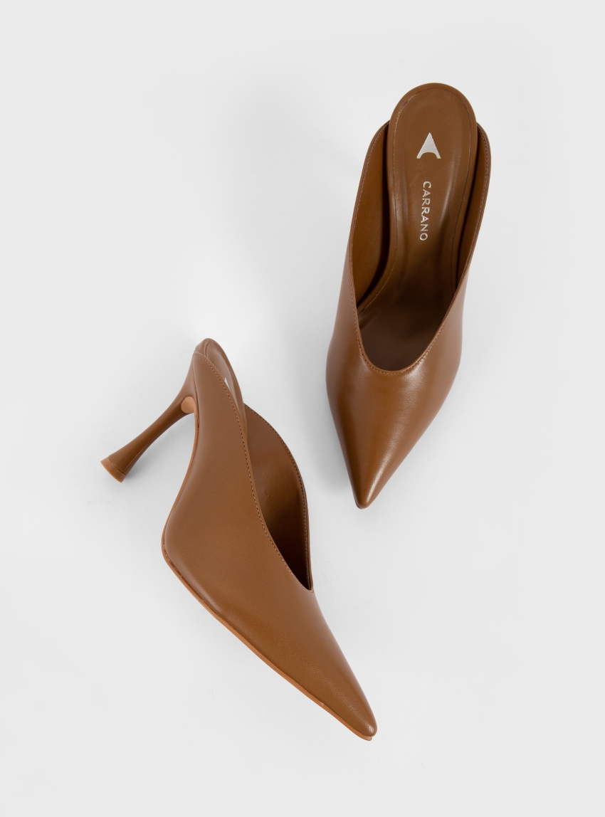 Carrano Heel Sandals - Light Brown