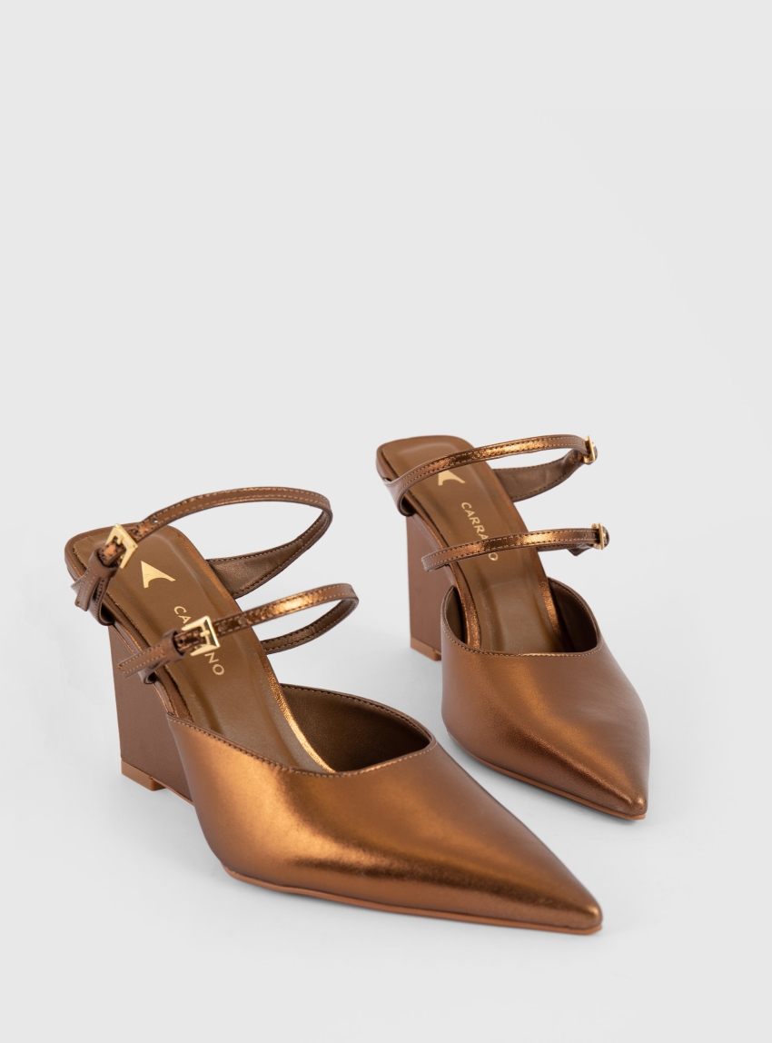 Carrano Heel Sandals - Bronze