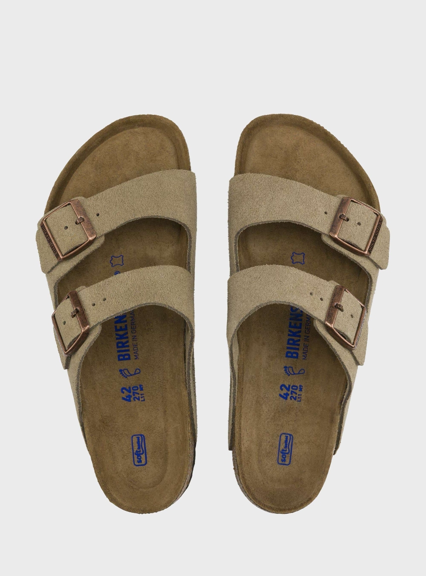Birkenstock Arizona Soft Footbed Regular Fit Sanadls - Taupe