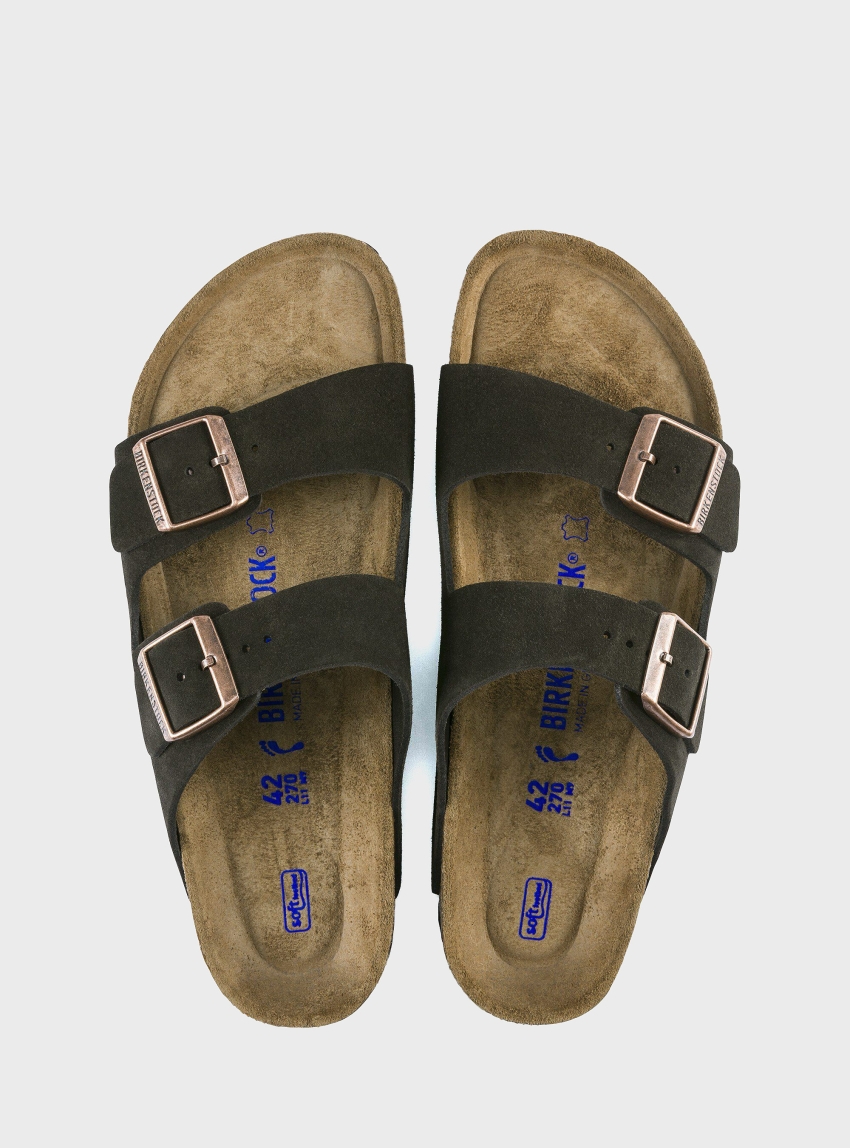 Birkenstock Arizona Soft Footbed Regular Fit Sanadls - Brown