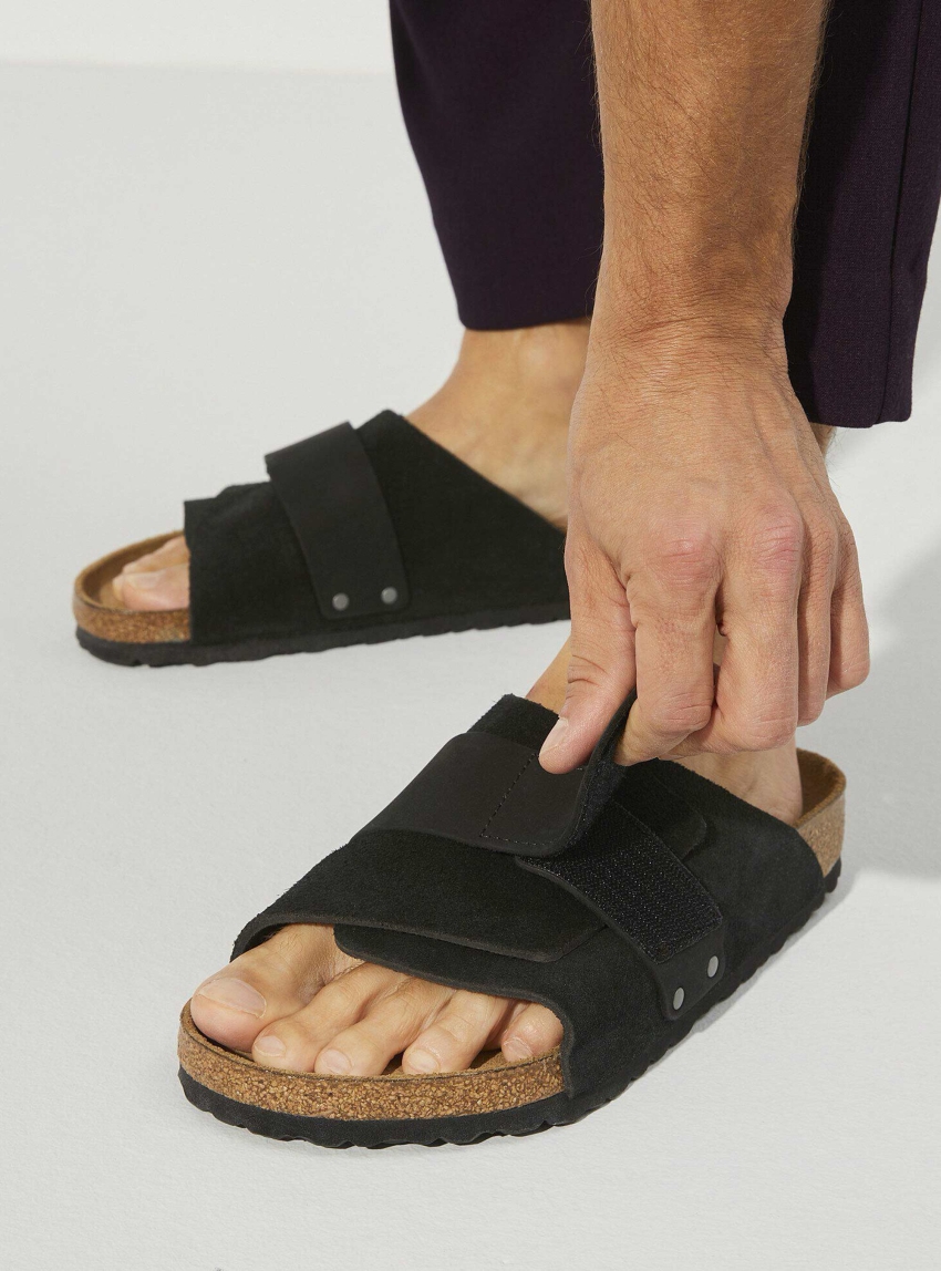 Birkenstock Kyoto Regular Fit Sandals - Black