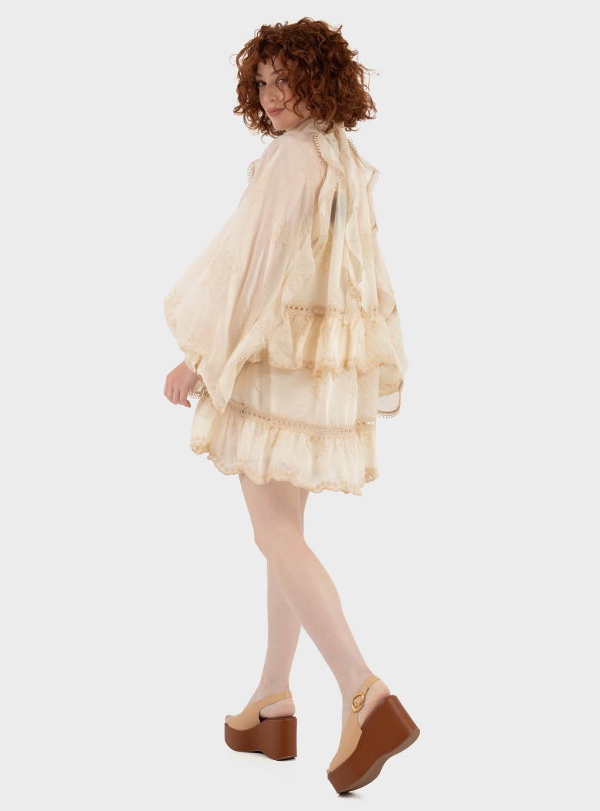 Souvenir Lace Dress - Beige
