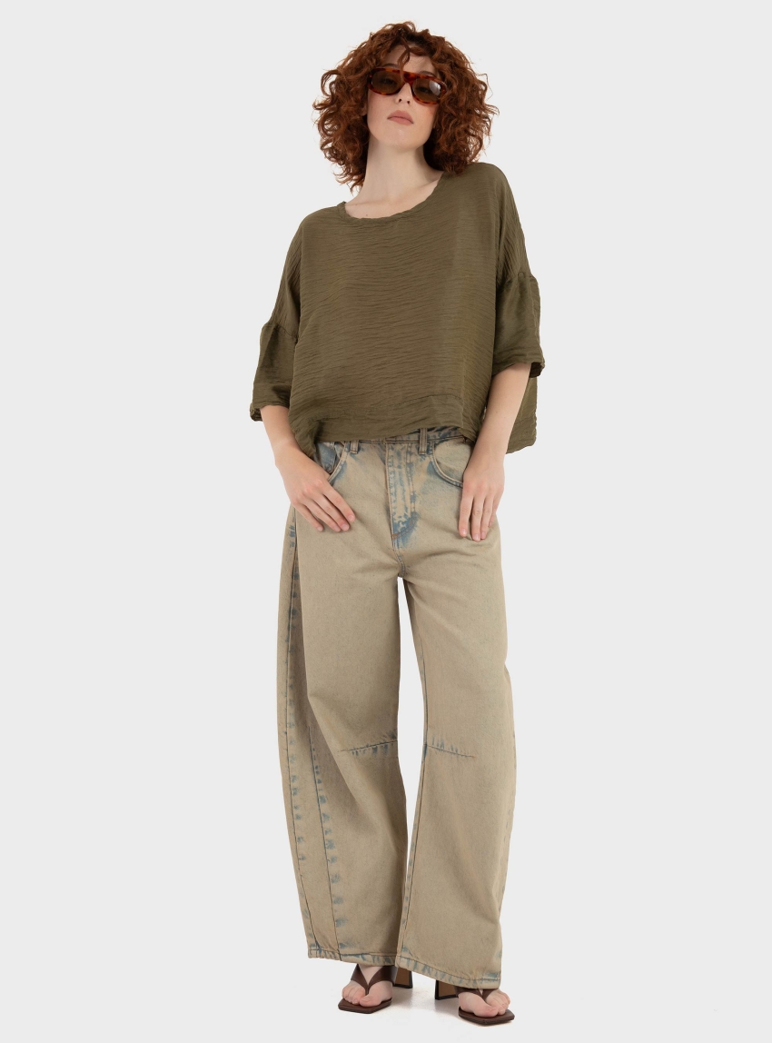 Souvenir Relaxed Top - Olive