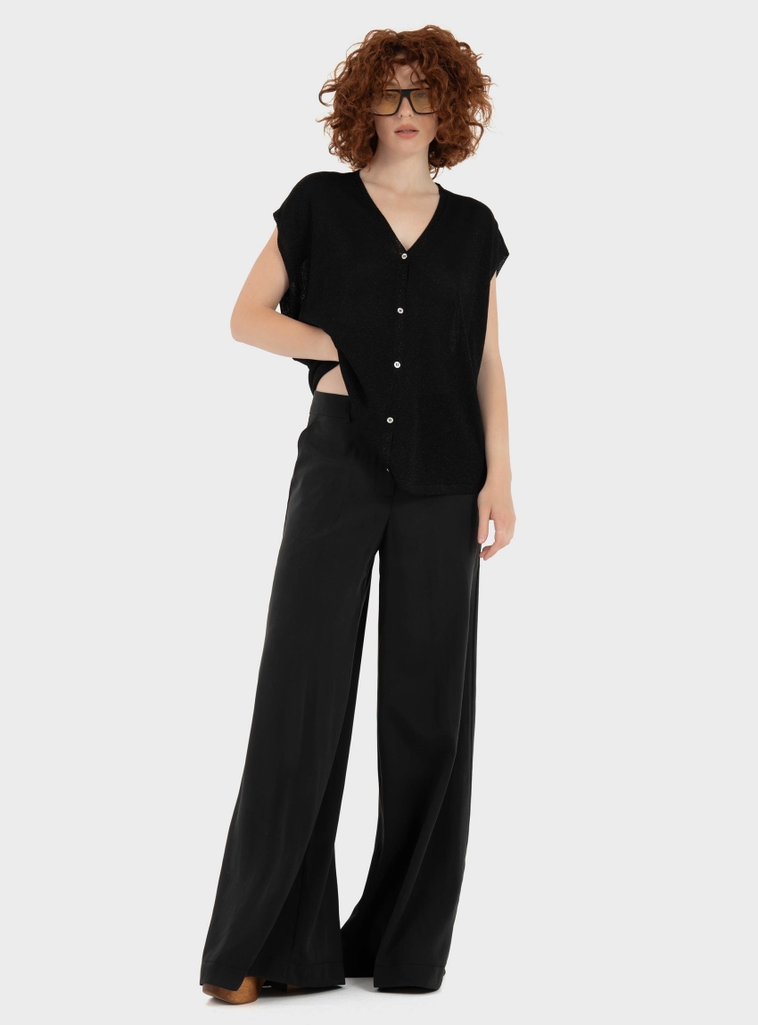 Souvenir Loose Trousers - Black