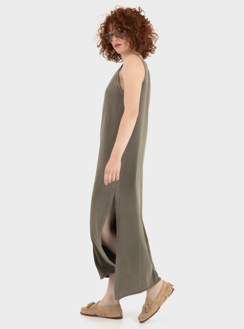 Four Minds Long Dress - Taupe
