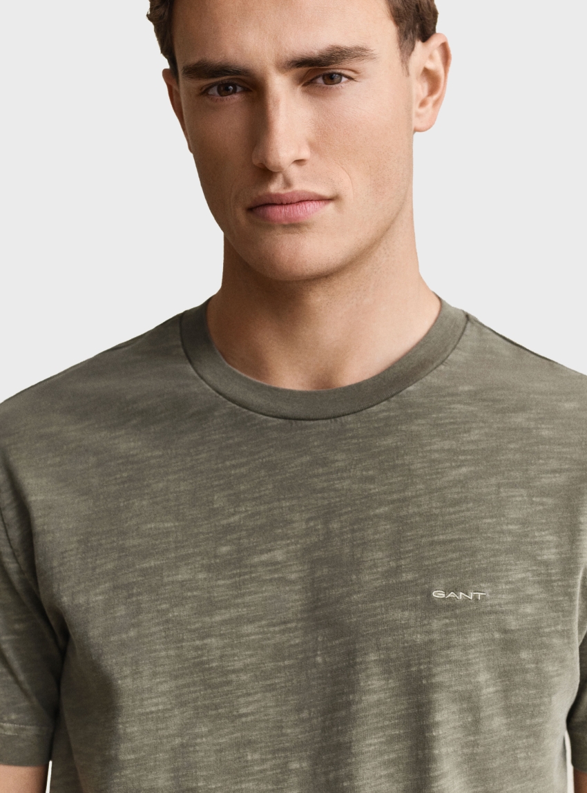 Gant Washed T-Shirt - Olive