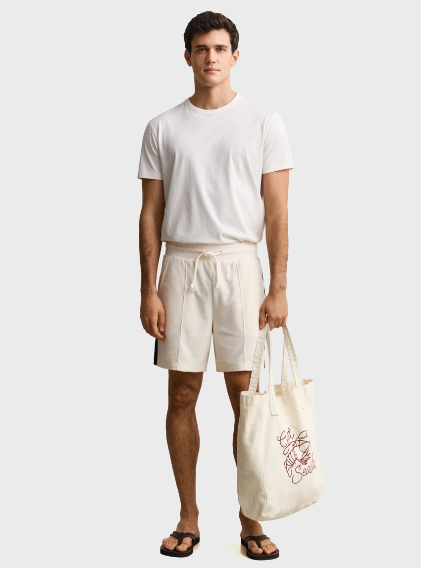Gant Terry Shorts - Ivory