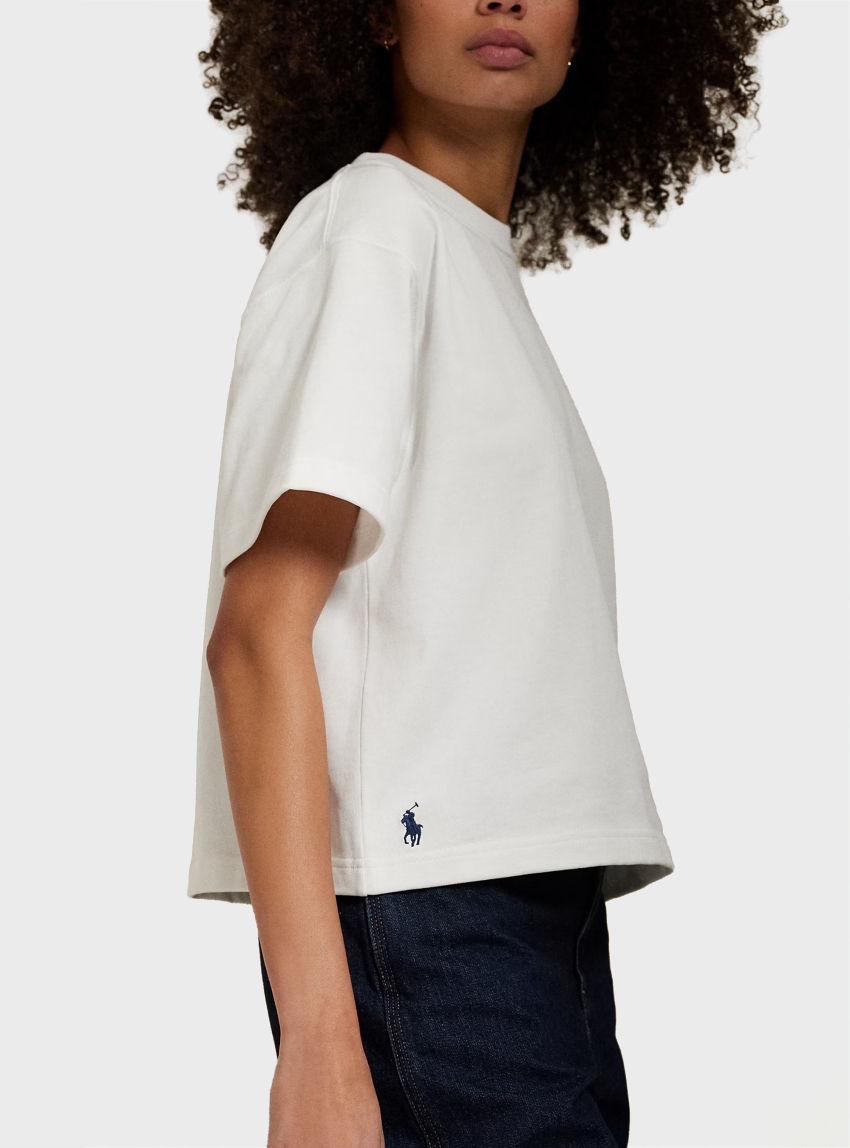 Polo Ralph Lauren Cropped T-Shirt - White