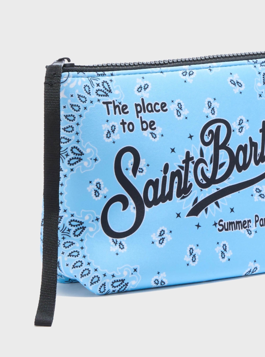 MC2 Saint Barth Aline scuba pouch - Light Blue