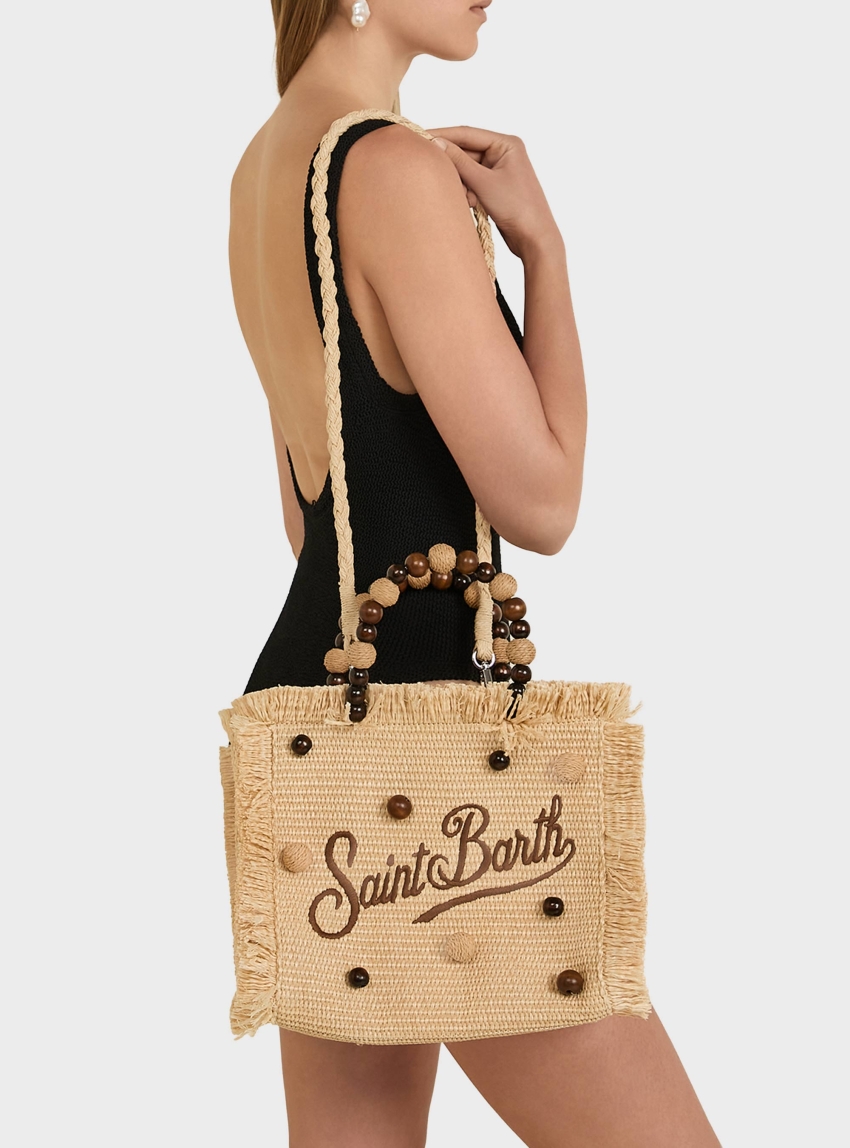 MC2 Saint Barth Colette Straw N Hand Nag - Natural