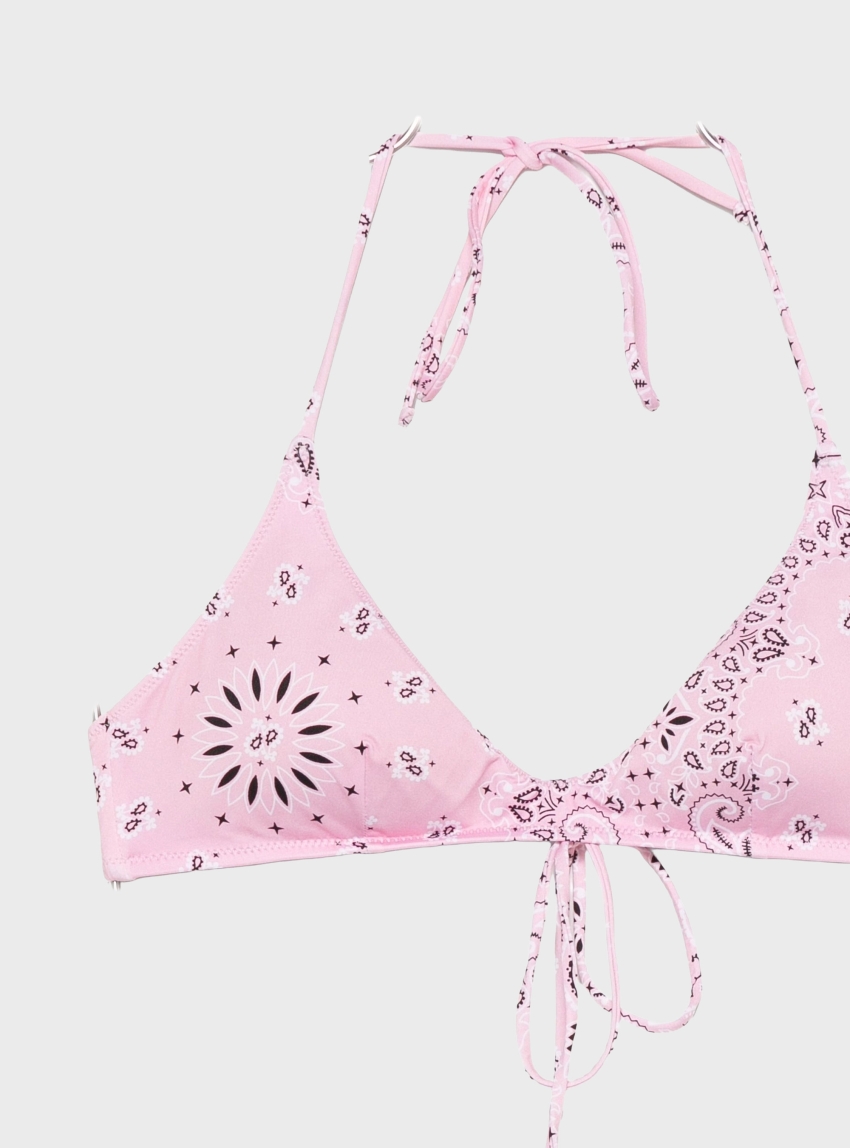 MC2 Saint Barth HESNI-DEEP SCOOP TRIANGLE BIKINI - Pink