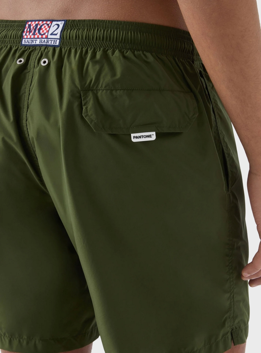 MC2 Saint Barth Lighting Pantone swim shorts - Olive