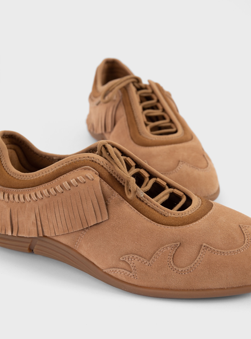 Ash Marie Ballerina Sneakers - Beige