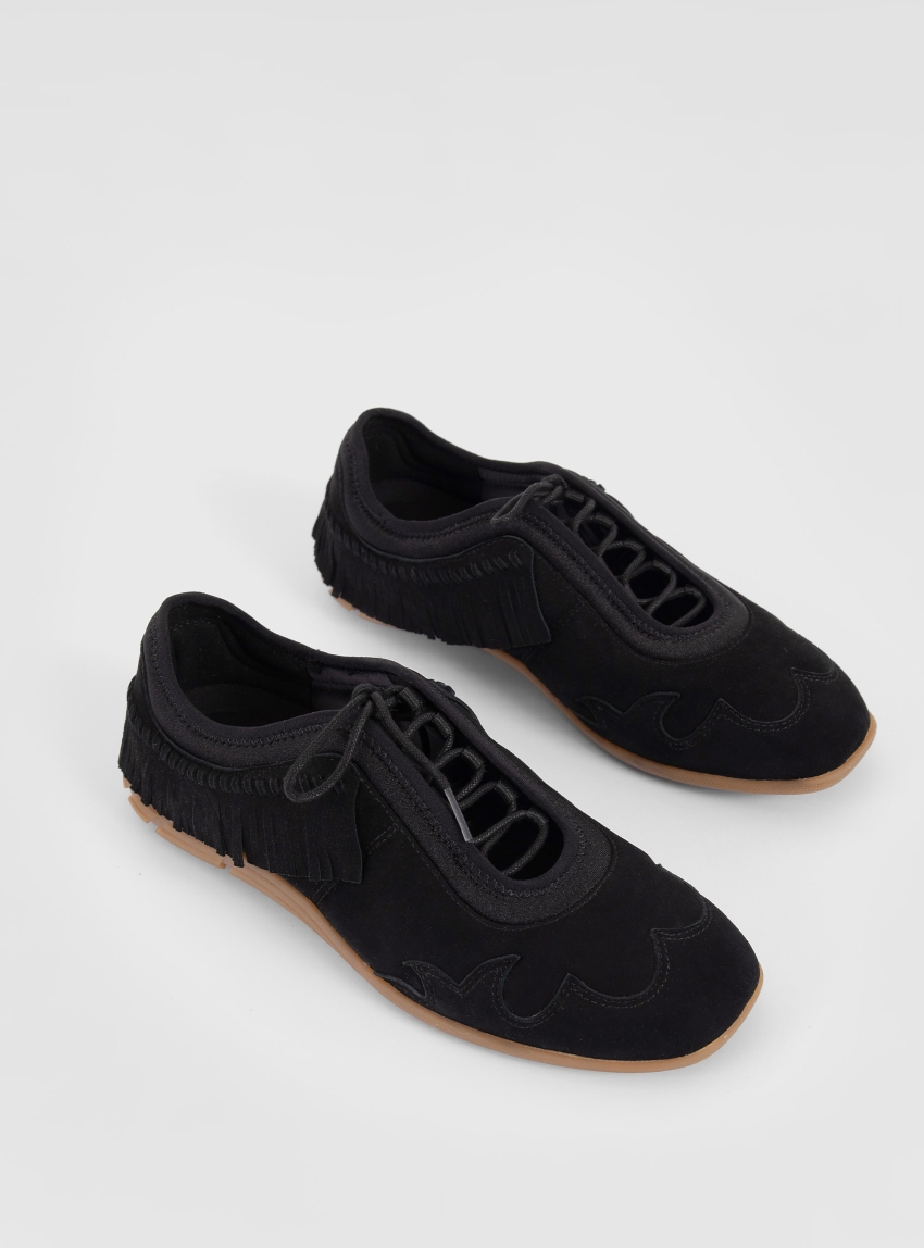 Ash Marie Ballerina Sneakers - Black