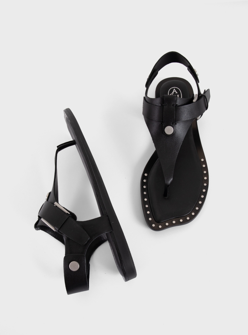 Ash Glam Sandals - Black