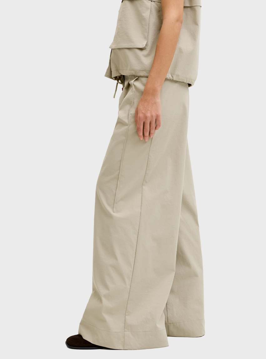 JJXX Ada Wide High Waist Pants - Light Olive