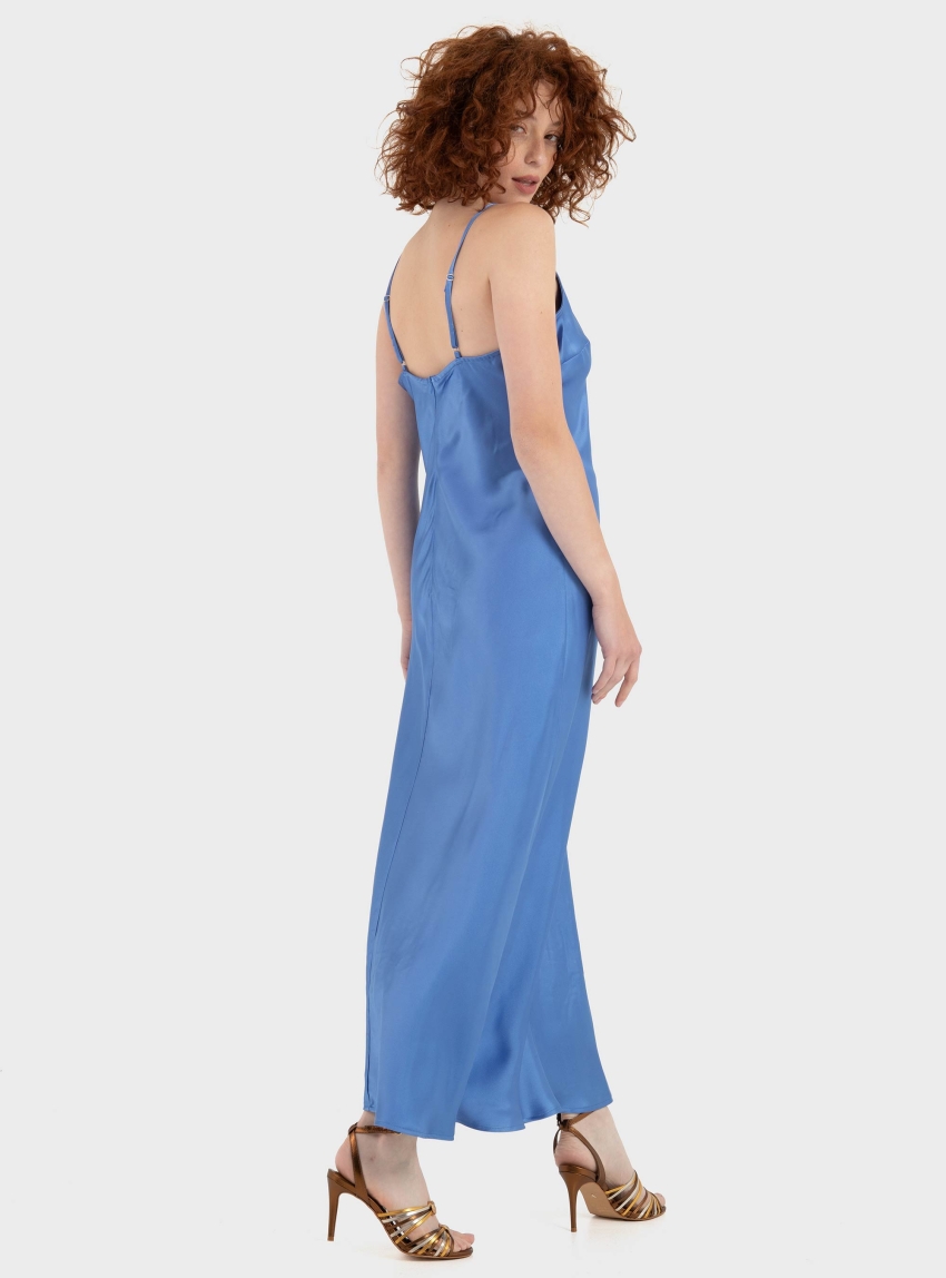 Only Osiris Long Strap Dress - Ultramarine
