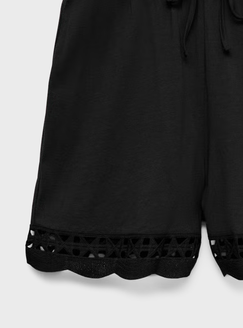 Vero Moda Gabby High Waist Shorts - Black