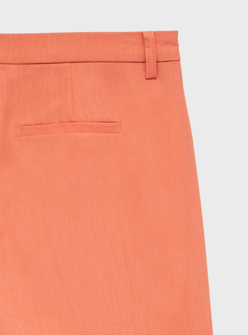 Vero Moda Kandra Low Waist Straight Pants - Light Coral