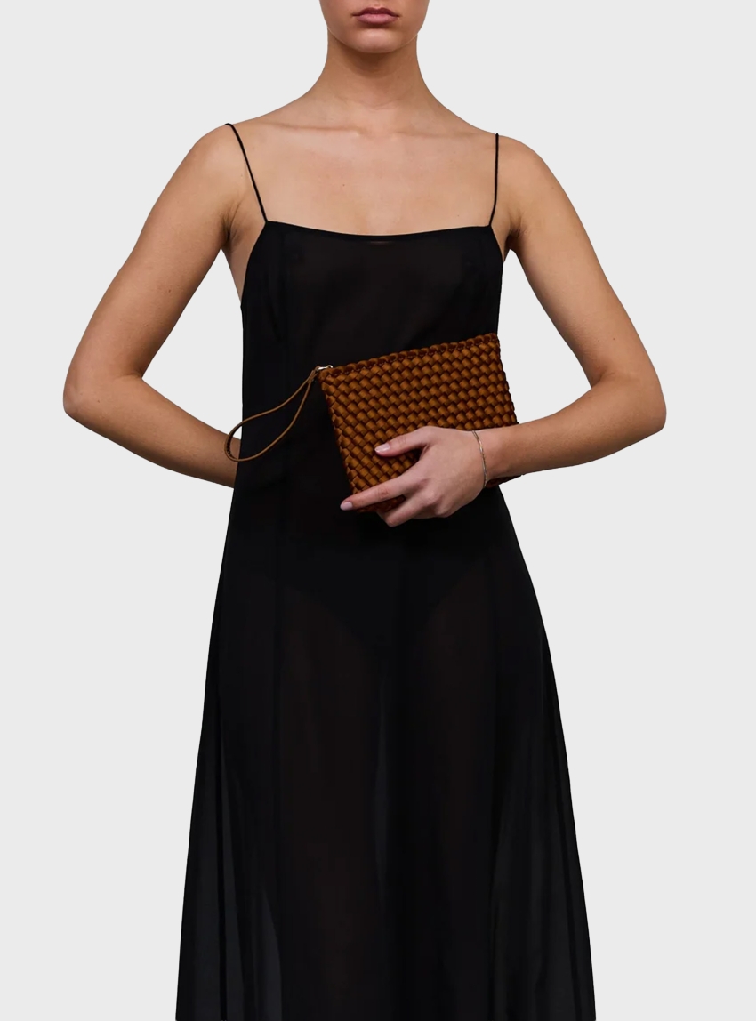 Marrea Clutch - Brown