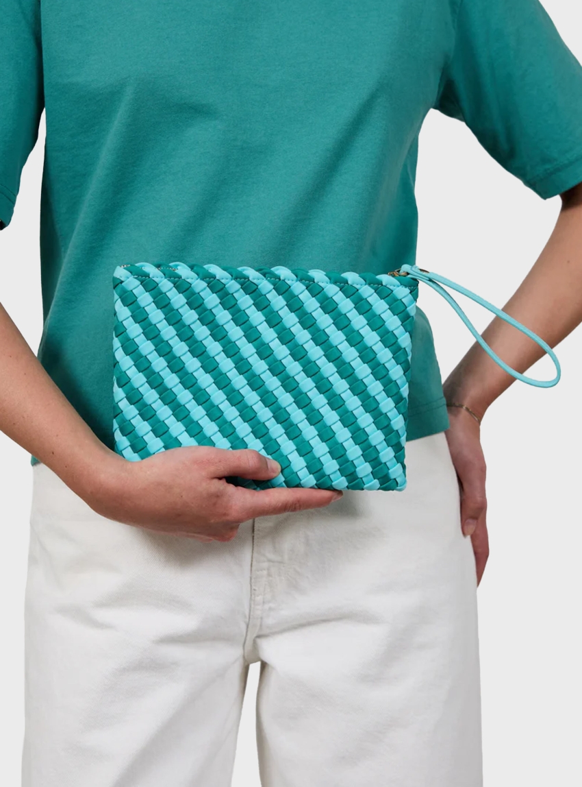 Marrea Clutch - Turquoise