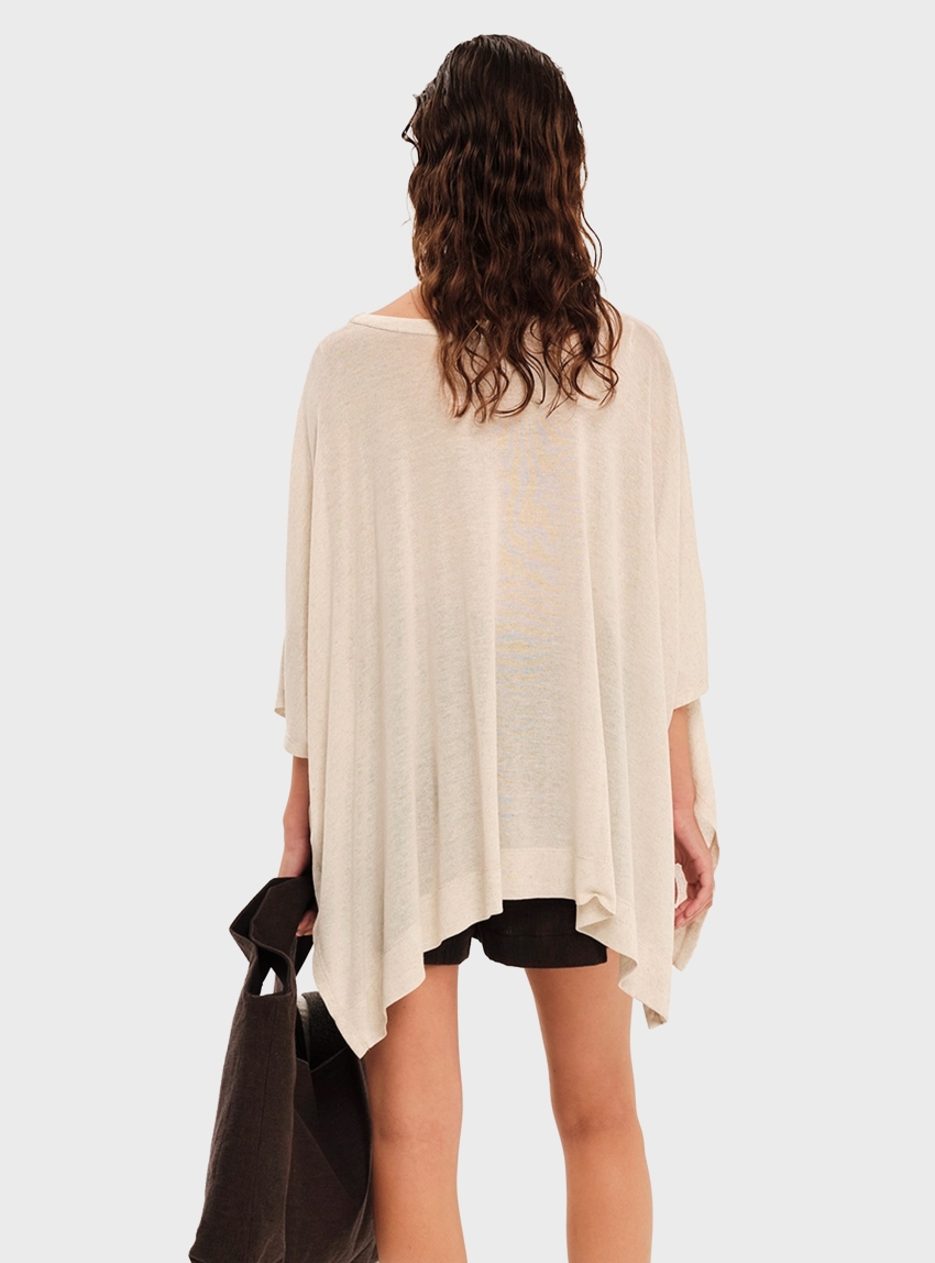 Ioanna Kourbela '"Illusionary" Panel Top - Beige