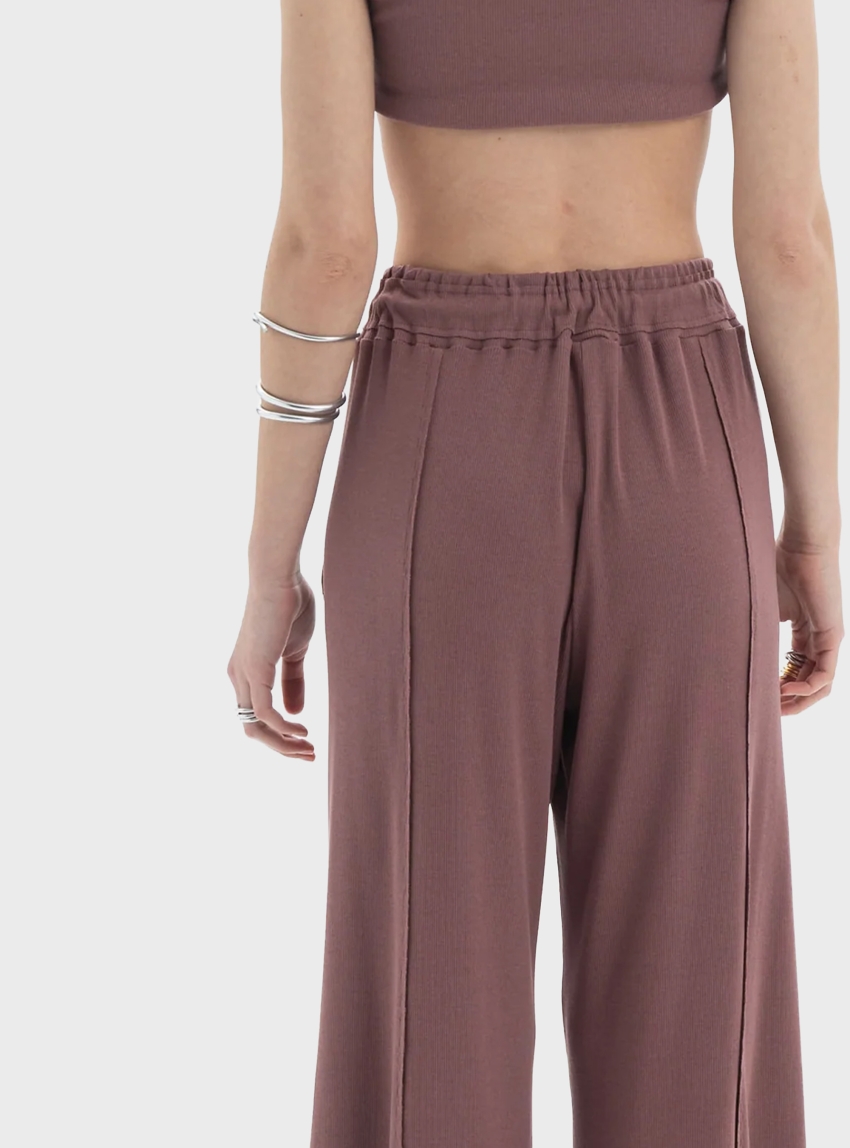 Four Minds Drawstring Relaxed Pants - Purple