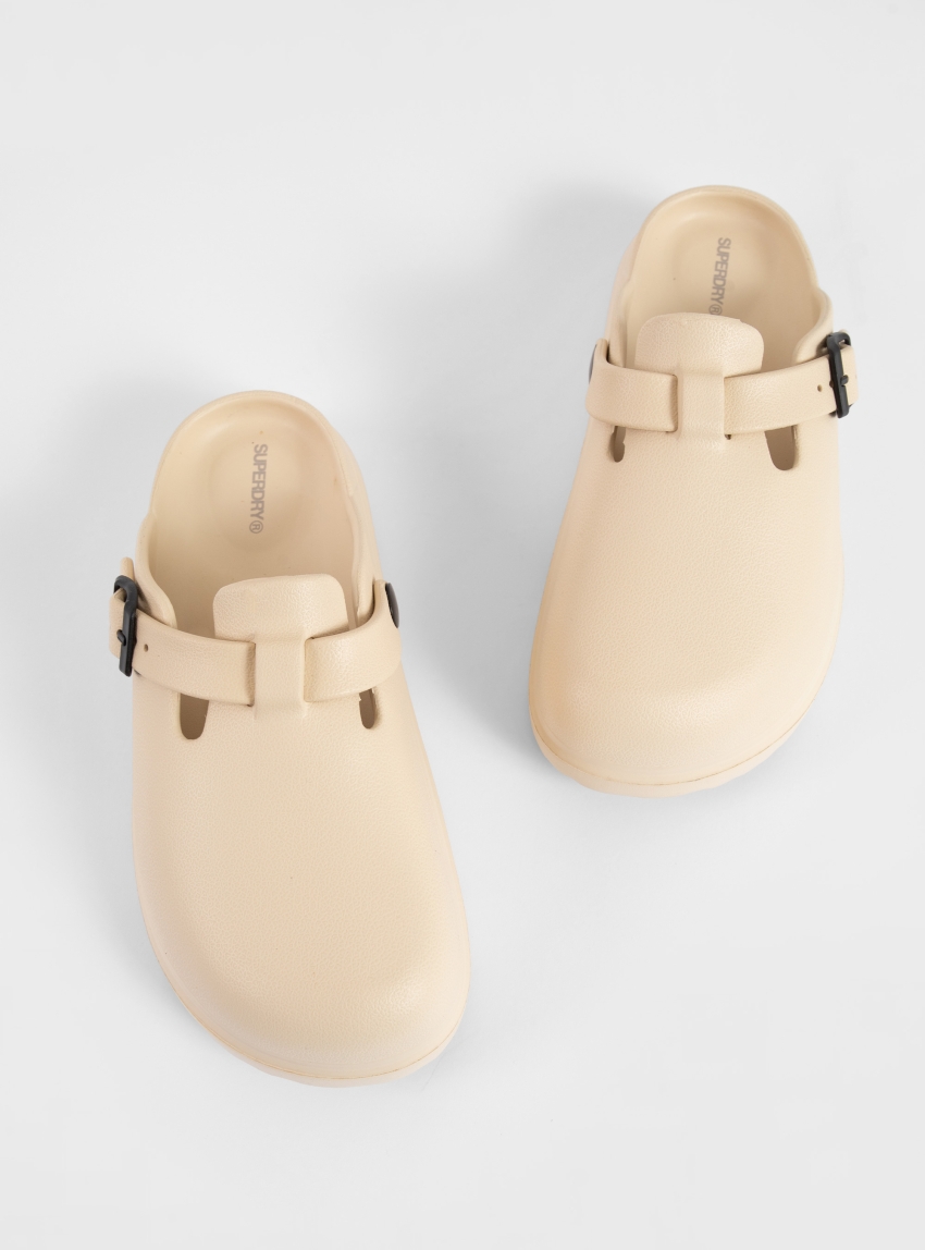 Superdry Stepin Clogs - Nude