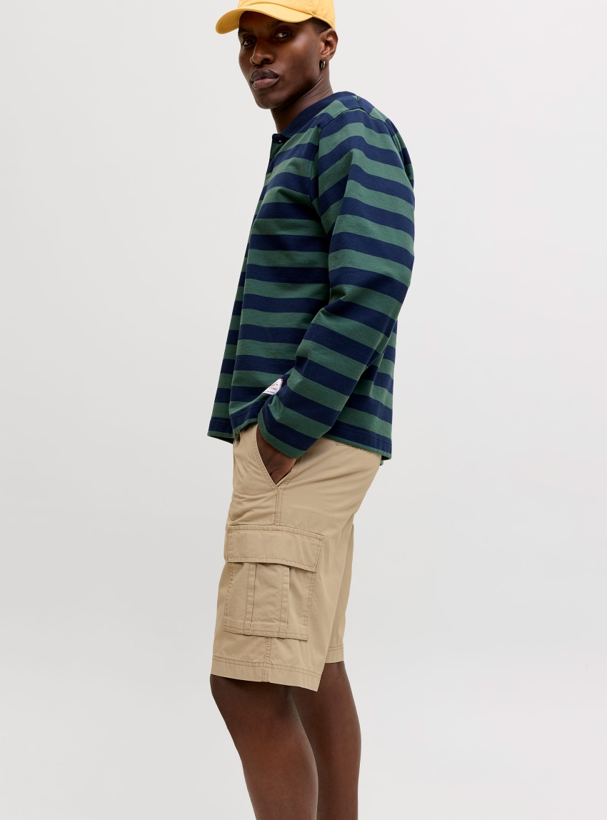 Jack & Jones Cole Matty Cargo Shorts - Beige