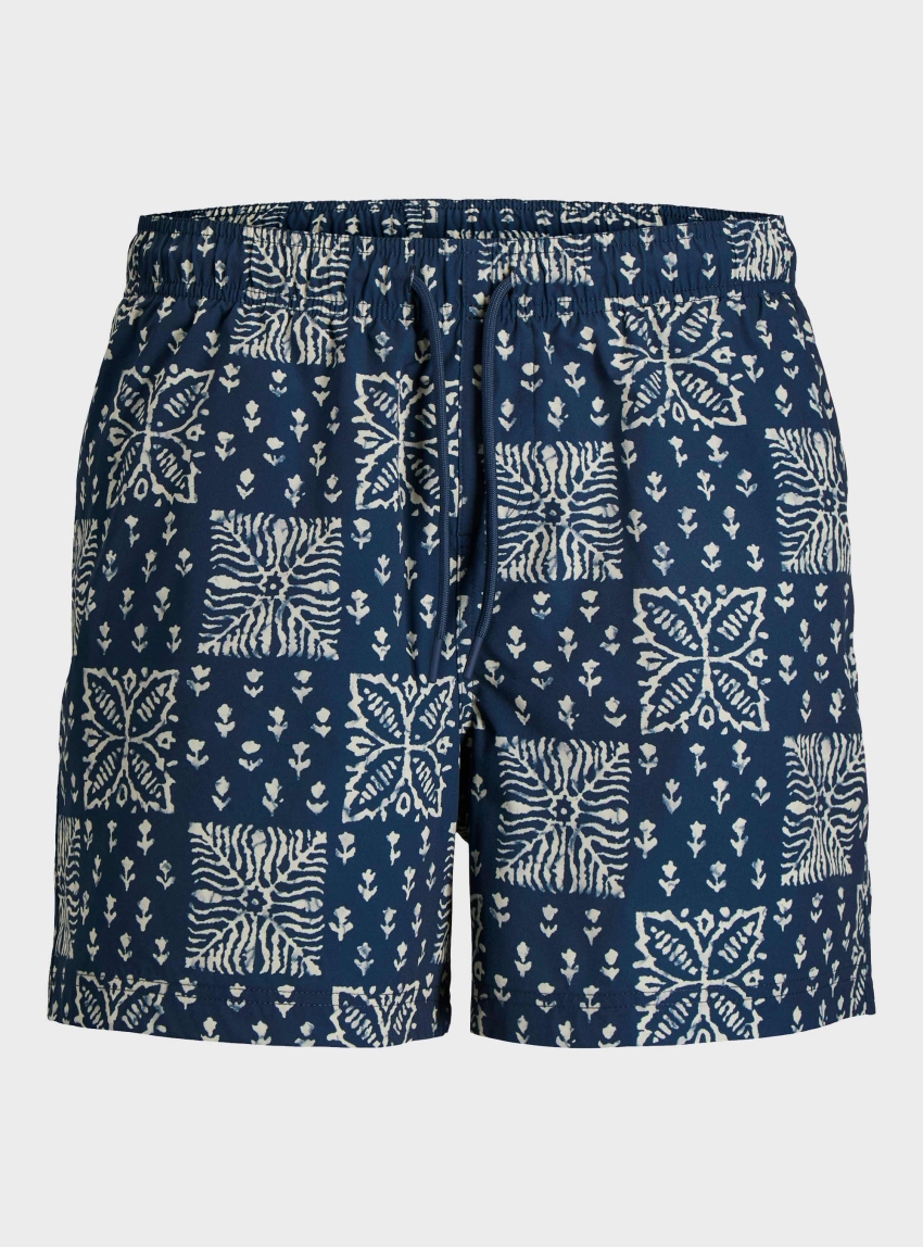Jack & Jones Maui Shell Swim Shorts - Blue