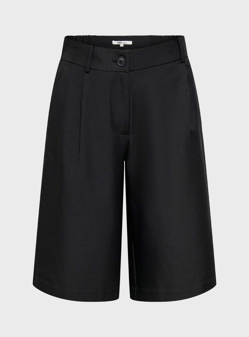 Only Linda High Waist Long Shorts - Black