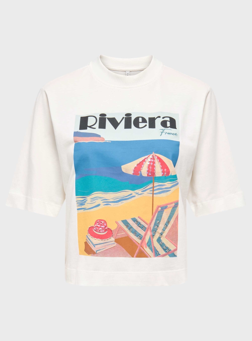 Only Vega New Vibe Tee - Off White