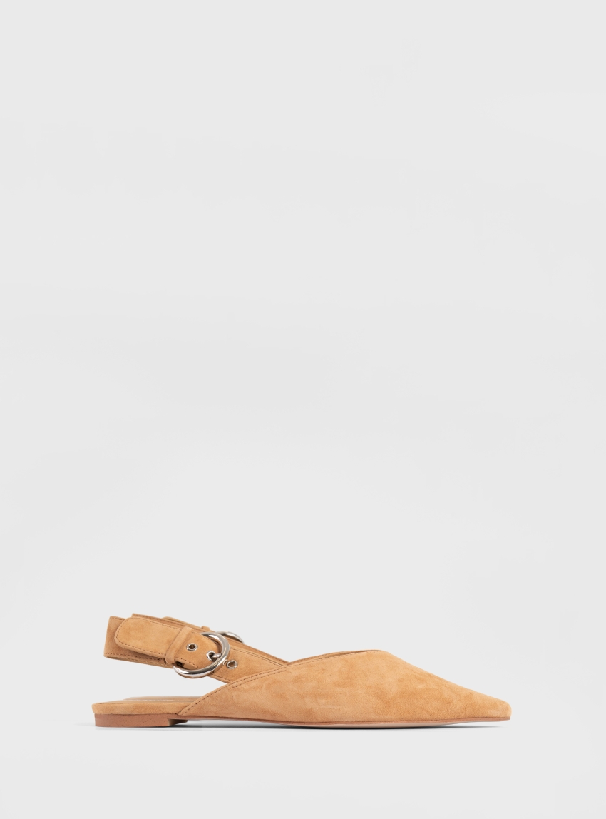 Jeffrey Cambpell Scone Mules - Beige
