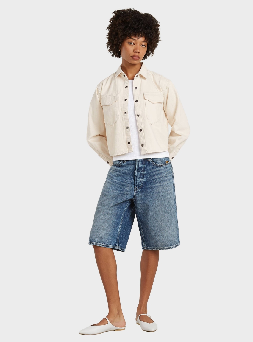 G-Star Bermuda Short Clean Edge - Dark Aged Denim