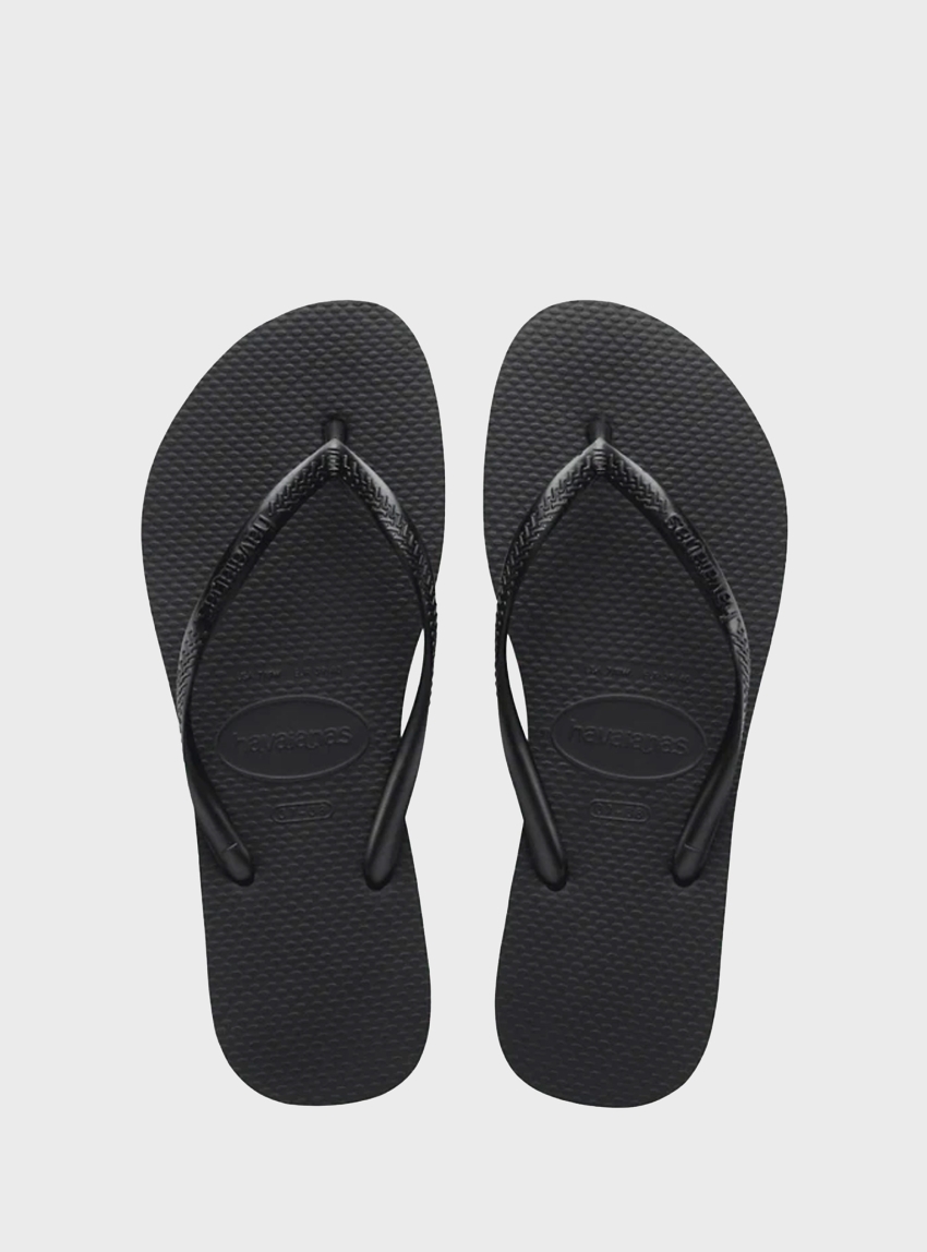 Havaianas Slim Flip Flops - Black