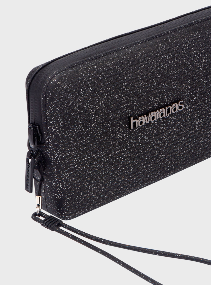 Havaianas Mini Glitter Bag - Black