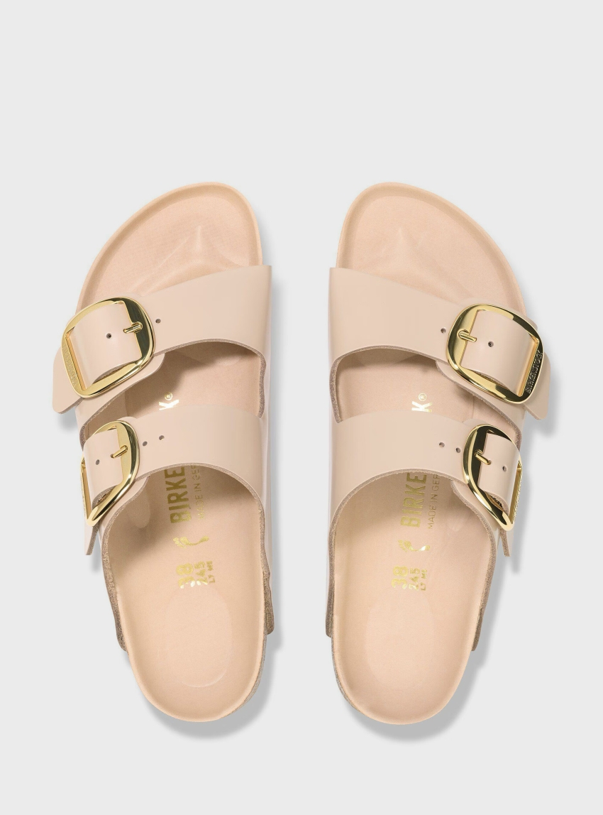 Birkenstock Arizona Big Buckle Regular Fit Sandals - Beige