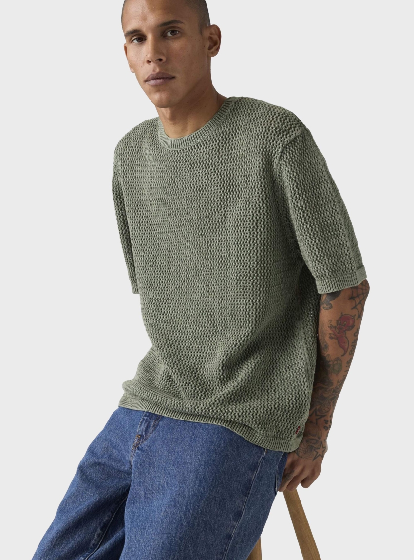 Levi's Stinson Knit Sweater Shirt - Olive 