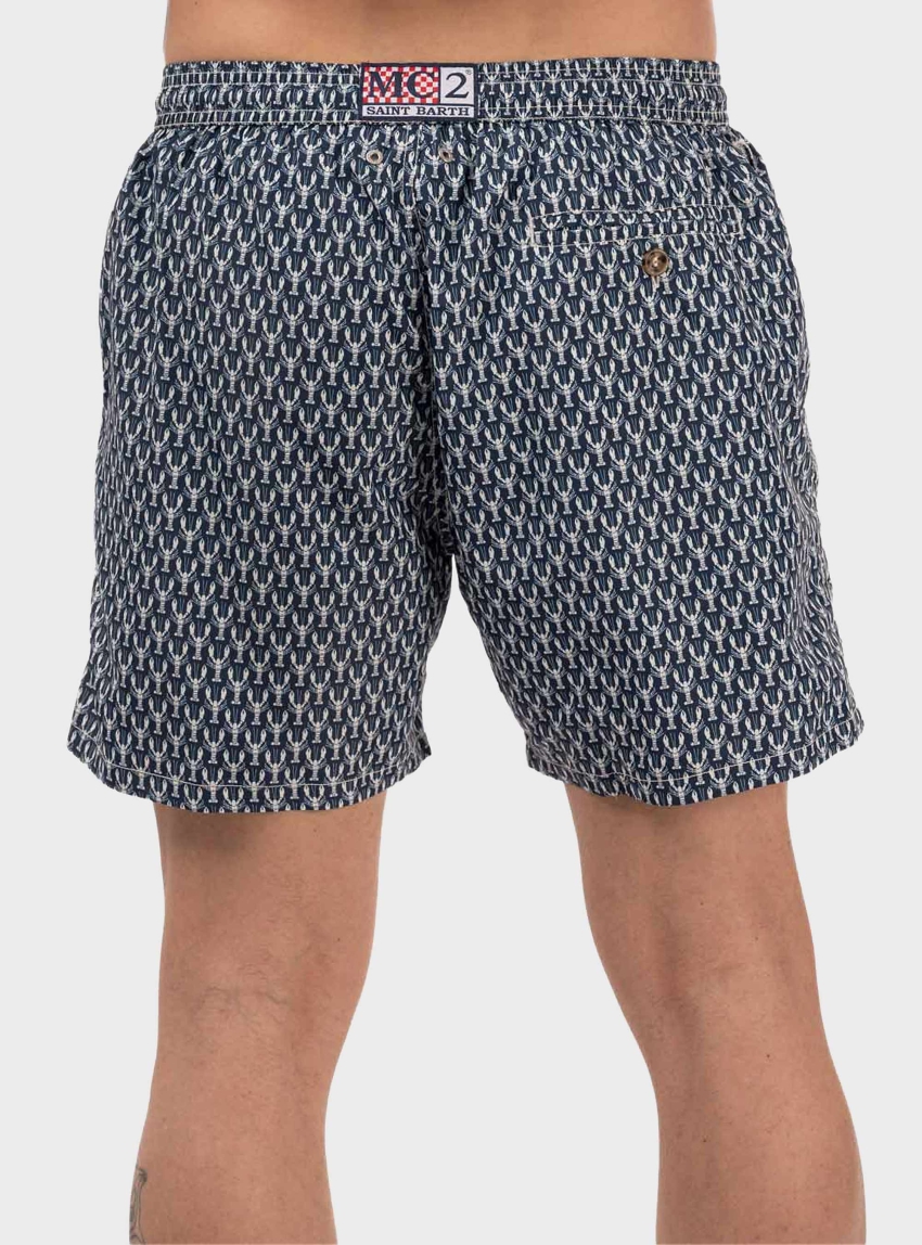 MC2 Saint Barth Lighting Micro Fantasy Swimshorts - Blue