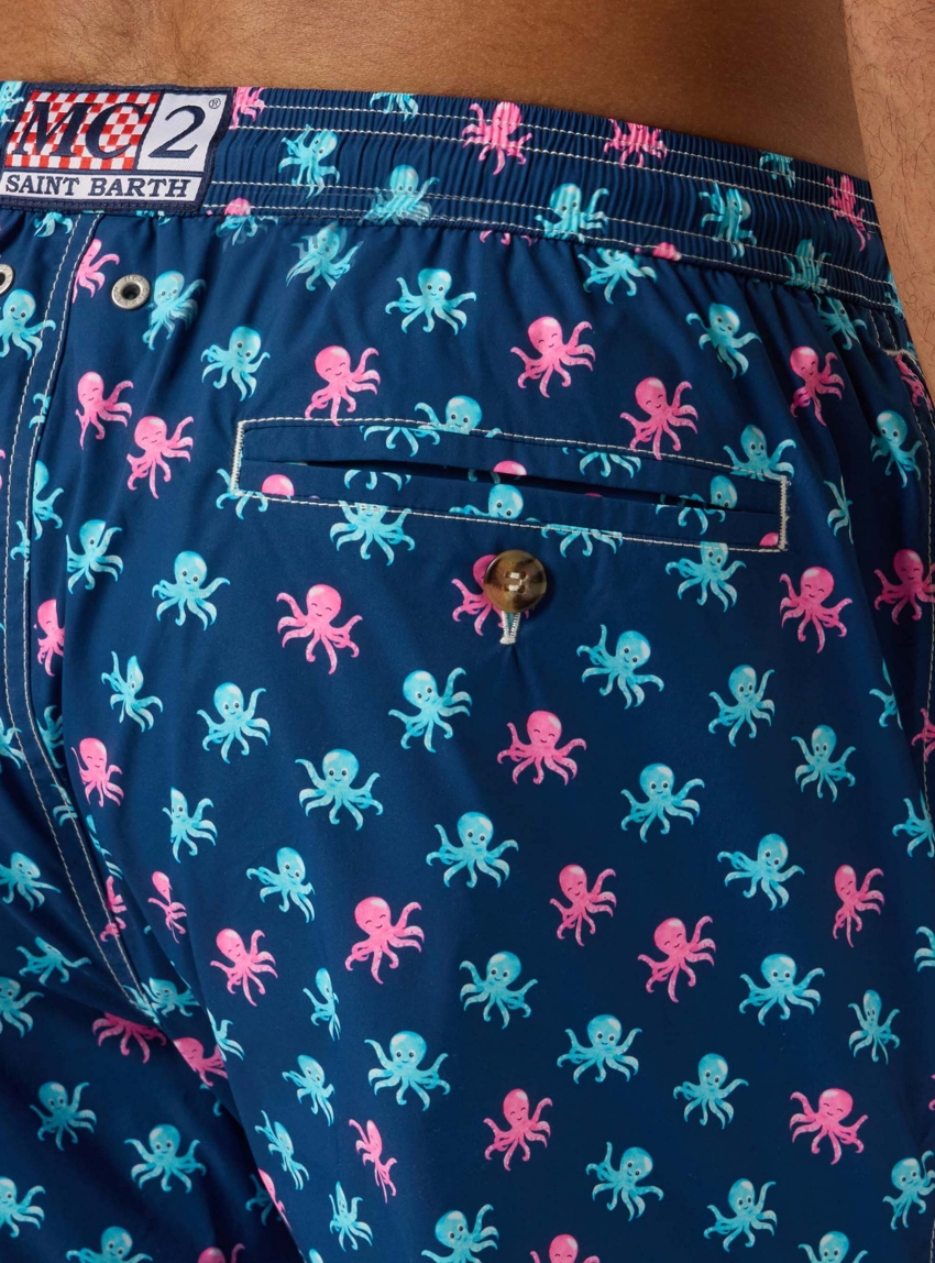 MC2 Saint Barth Lighting Micro Stretch Swimshorts - Blue
