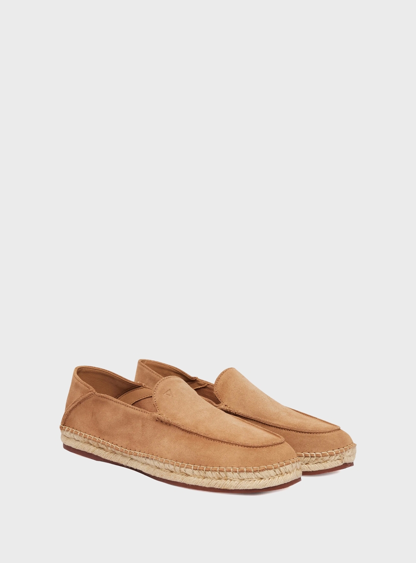Guess Lopade Suede Moccasin - Light Beige