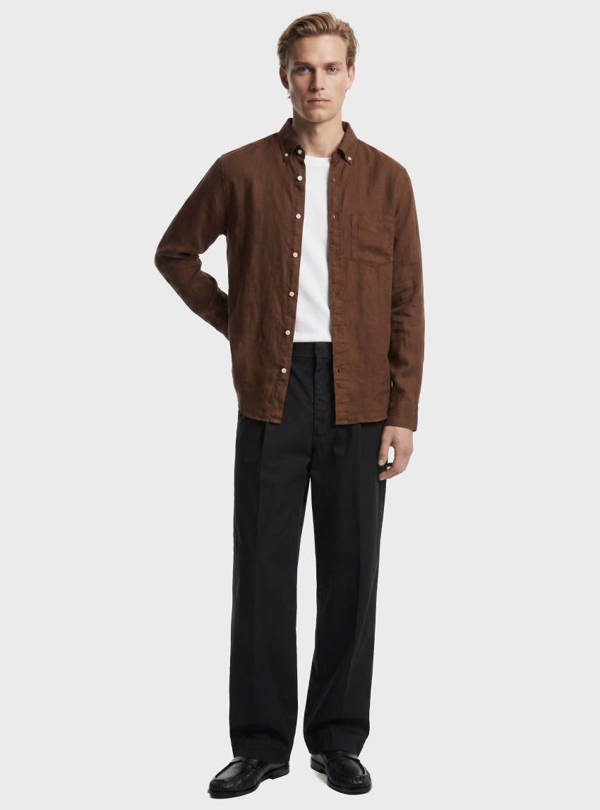 Jack & Jones Bill Roe Pleated Chino - Black
