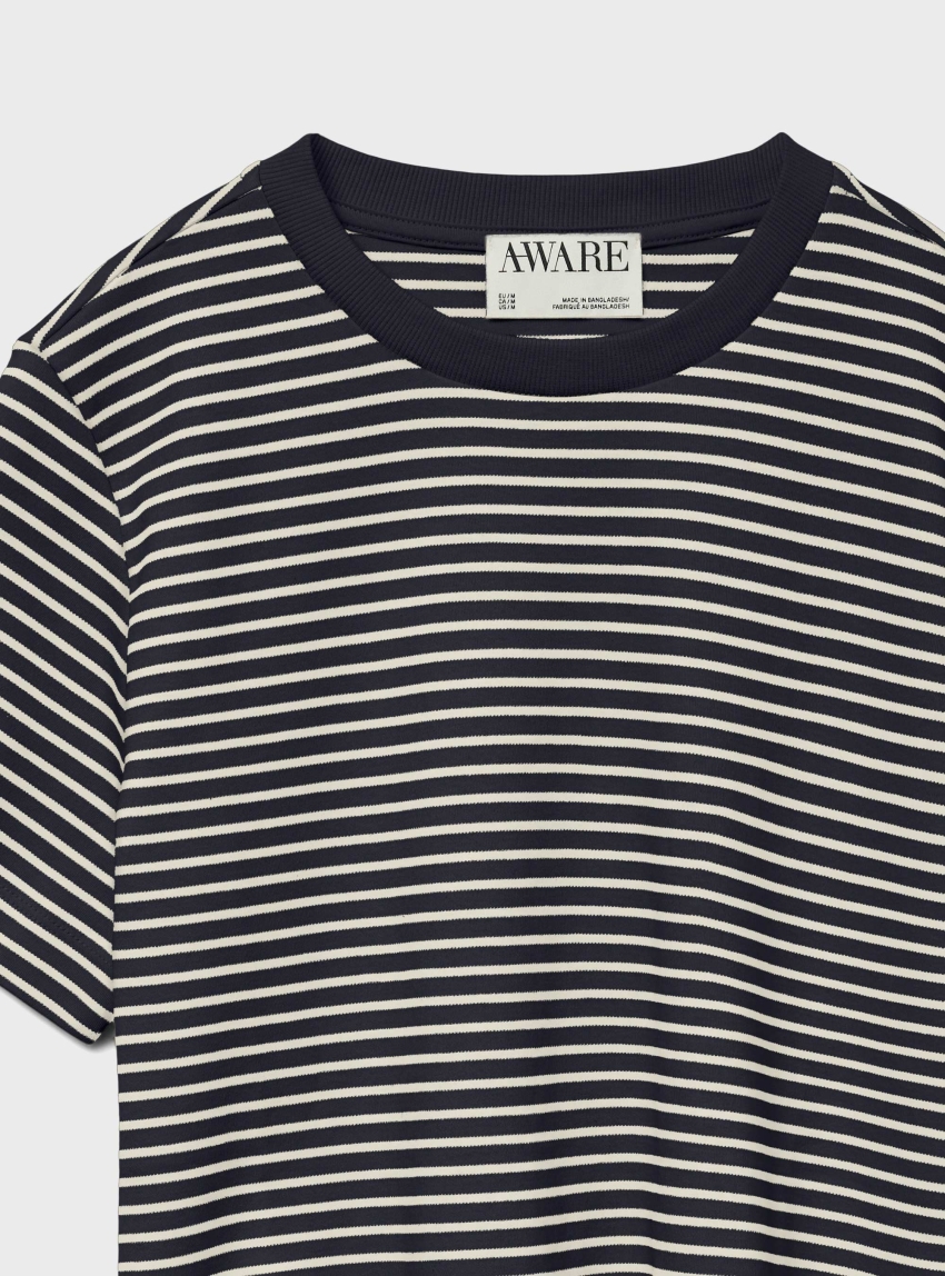 Vero Moda Aware Jada Naima O-Neck T-Shirt - Blue