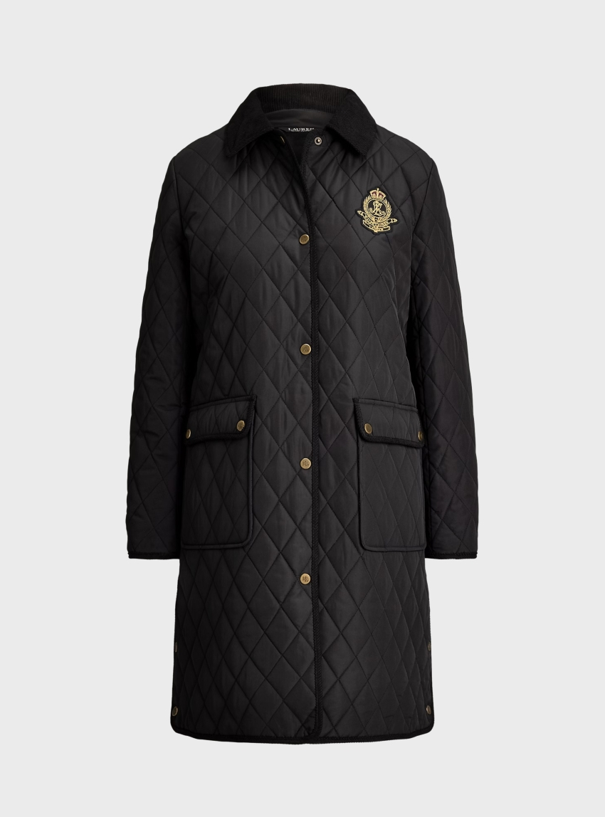 LAUREN Ralph Lauren Quilted Coat - Black